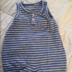 Striped romper